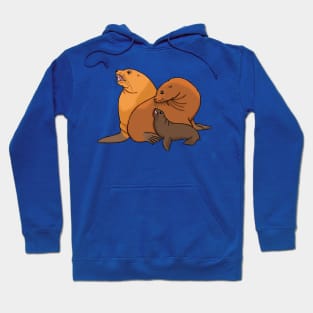 Sea Lion Family Hoodie